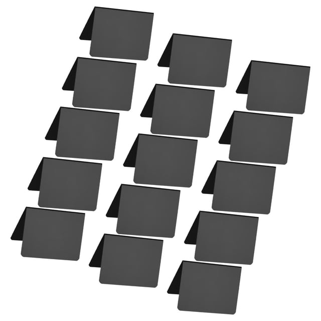 BESTYASH 15Ud Pizarras De Tiza Pequeñas Para Color Negro Ideales Para Notas Y Señalizacion Diaria