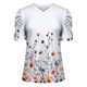 thumbnail image 4 of Puntoco Liquidación de blusas cortas para mujer, blusa holgada informal de manga corta a la moda para mujer, 4 of 5