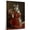 Alaskan Malamute, variant on Plott Hound Cute Dog Cello Stretched Canvas Size 8x12 – Retro Plott Hound Dog Batter in Action With Cello for Themed Living Room