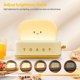 thumbnail image 3 of Lámpara de mesa pequeña, linda luz LED para mesita de noche de dormitorio con pan tostado con temporizador y recargable, regalo de cumpleaños genial para bebés, niños, niñas y niño, 3 of 5