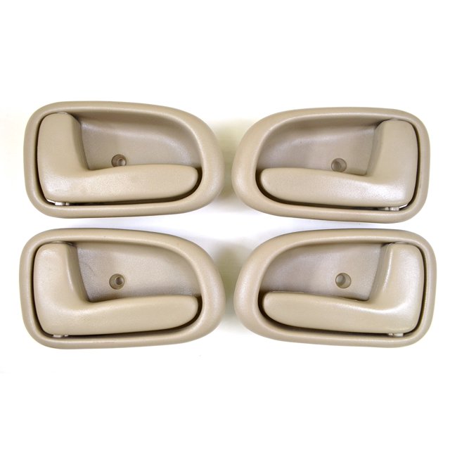 PT Auto Warehouse TO-2522E-QP - Poignée Intérieure de Porte Intérieure, Beige/Tan - 2 Gauche, 2 Droite