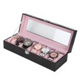 thumbnail image 4 of Watch Box, Watch Display Case Elegant Appearance 6 Slot Large Capacity  For Birthday Presents For Father's Day Gifts, 4 of 8