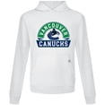 thumbnail image 2 of Men's Levelwear White Vancouver Canucks Relay Banner Arch Pullover Hoodie, 2 of 3