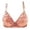 Pink, variant on Women Adjustable Strap Solid Bra Embroidered Floral Push Up Bra for Enhanced Support and All Day Comfortable Wear 36 Black