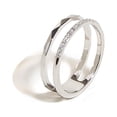 thumbnail image 3 of Couples Titanium Stainless Steel Wedding Engagement Band Rings-2pcs，8#, 3 of 5