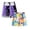 Purple 1PCS & Multicolor 1PCS, variant on XEGLSBU 3 pack Boys Shorts 5T Jeans Kids Elastic Waist Shorts for Boys and Girls Comfortable Casual Playwear Breathable Summer Daily Wear Toddler to Adjustable Fit Size 3-4 Years