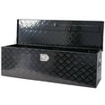 thumbnail image 5 of 48" Aluminum Truck Tool Box, Heavy Duty Black Underbed Storage Box with Lock - 48x15x15 Inch RV/Trailer/Pickup Organizer, 5 of 8