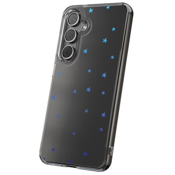 For Samsung Galaxy S10e, Hybrid Clear, Star Blue Print, USA