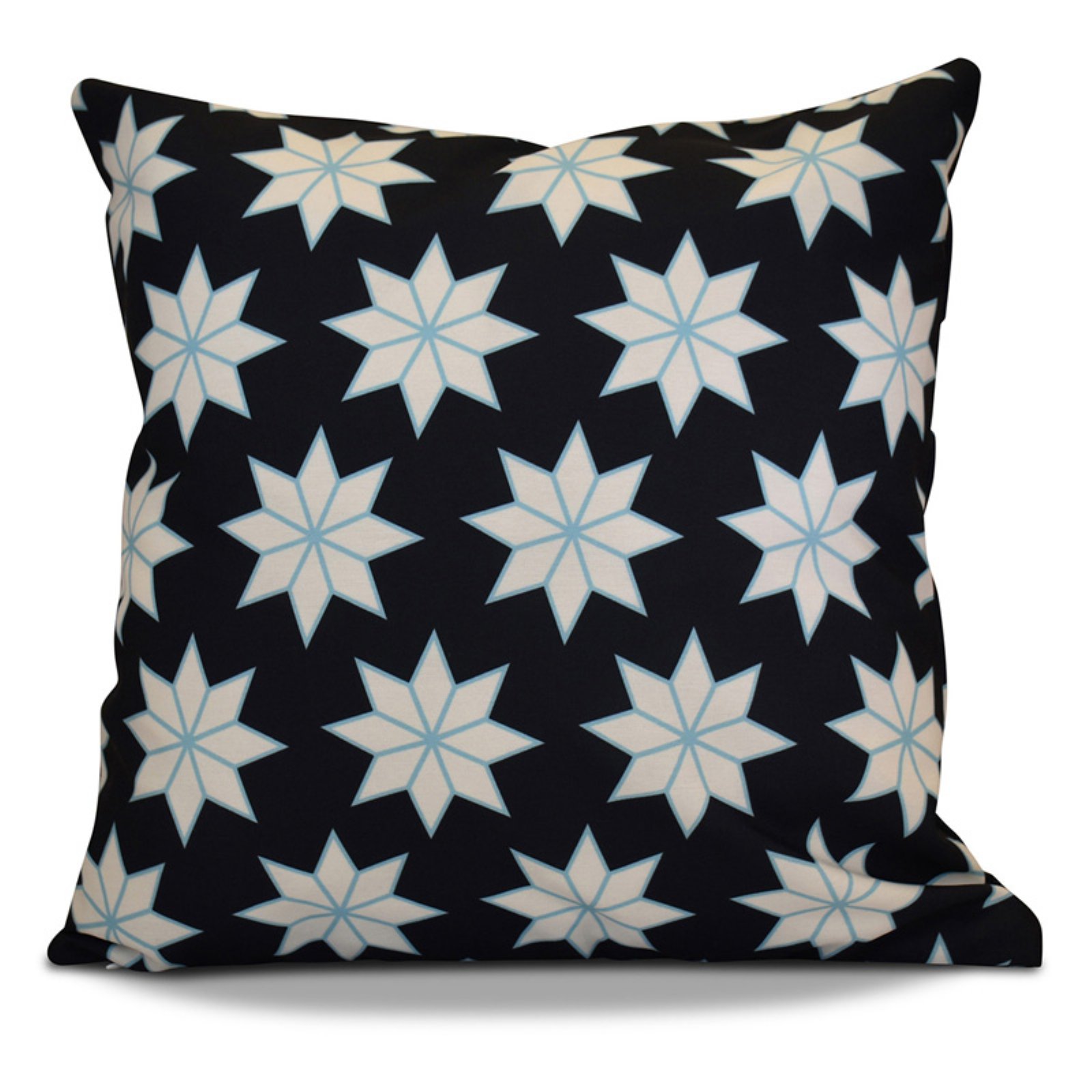 E by Design Holiday Wishes Christmas Stars Geometric Print Outdoor Pillow - image 2 of 10