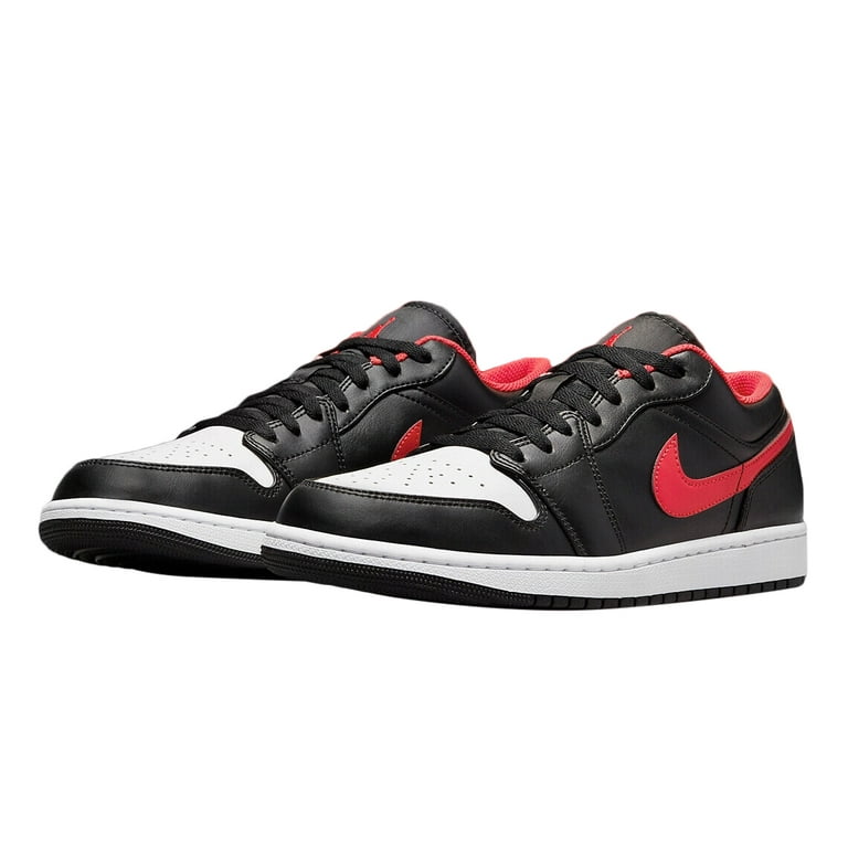 black fire red jordan 1 low