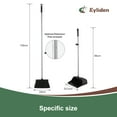 thumbnail image 6 of Eyliden 52" Long Handle Broom and Dustpan Set, Black, 6 of 8