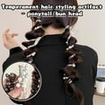 thumbnail image 5 of No Damage Soft Elastic Spiral Hair Ties - Soft Elastic Ponytail Holders for Thick Hair, Twisted Phone Cord Hair Bands for Women Girls, Fashionable Secure Hold Accessories, 5 of 7