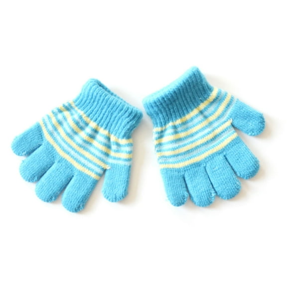 SIEYIO Knitted Gloves Warm Mittens Winter Gloves Breathable Children Full Finger Gloves