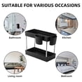 thumbnail image 3 of Mistaha Under Sink Organizer Under Sink Shelf Rack 2 Tier Under Sink Storage with 2 Cup Holders Storage Rack for Bathroom Kitchen, 3 of 8