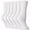 6 Pairs White m3, variant on Non Slip Socks for Women Winter Warm Cozy Fuzzy Slipper Socks Soft Fluffy Hospital Socks with Grips
