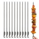 thumbnail image 1 of Brocheta 10 Uds. Pinchos planos para barbacoa Ti, pinchos para exteriores, patio trasero, Picnic, barbacoa, parrilla, Kabob, palos para barbacoa, 1 of 6