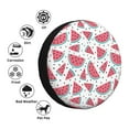 thumbnail image 4 of Fotbe Watermelon Funda de Llanta de Repuesto con Estampado, Engrosada, Ajuste Universal para Jeep, Remolque, RV, SUV, Camión-15 inch, 4 of 6