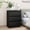 3 Drawer-Black, variant on Spaco 3 Drawers Dresser, 24" Tall Modern Chest of Drawers, Wood Drawer Organizer for Bedroom, Living Room, Hallway, Entryway, Black