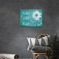 thumbnail image 2 of Teal Rustic Wall Art Daisy Dragonfly Canvas Prints Painting Thankful Grateful Blessed Inspirational Quotes Wall Decor Turquoise Floral Framed Artwork for Living Room Bedroom Bathroom 16"x12", 2 of 6