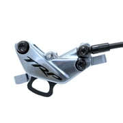 TRP DH R EVO Hydraulic Disc Brake Set 4 Piston Caliper Silver for MTB