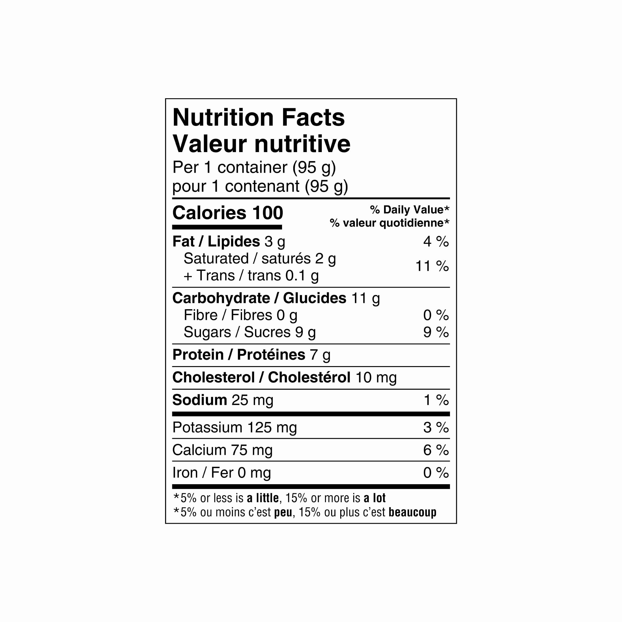 Oikos Yogourt Grec, Extra Crémeux, Banane Chocolat, 9% M.G., Fruits au fond 4 x 95 g