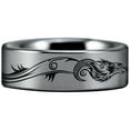 thumbnail image 4 of Tungsten Wolf and Dragon Ring, 4 of 10