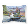 Jeannie Shrimp Boat Fabric Standard Pillowcase-30 x 20.5-