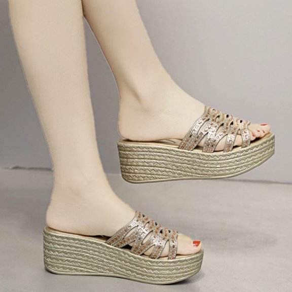 SEWCHICS Women's Sandals Platform Sandals Rubber Arch Support 1 Pair