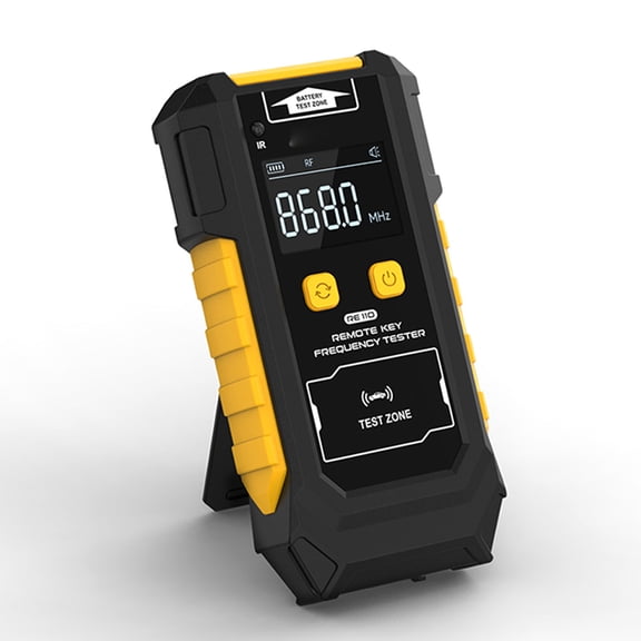 Aestri Remote Key Tester 433MHz 868MHz 902MHz Car Key Frequency Detection Button Battery Tester