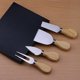 thumbnail image 2 of Juego de 4 cuchillos para queso MACHAO acero inoxidable regalo, 2 of 5