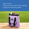 thumbnail image 4 of Ozark Trail 24 Can Wide Mouth Soft Cooler Tote, Purple, 16.9 Quart Volume Capacity, 4 of 14