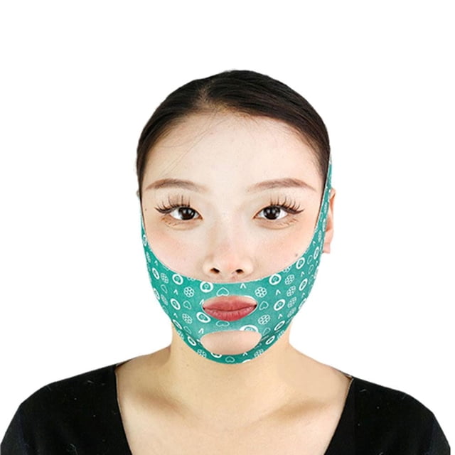 EZLIFE Cinturón de elevación ajustable con forma de V para el rostro, reduce el dolor de espalda al dormir, cintas para esculpir el rostro, herramienta para levantar el mentón M1l7, piel del rostro