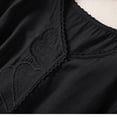 thumbnail image 4 of Floral Embroidered Cotton Linen Shirts for Women Summer 3/4 Sleeve Gauze Boho Tops Ladies Dressy Casual Loose Blouses Black L, 4 of 6