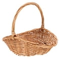 thumbnail image 4 of Pungan woven basket Wicker Fruit Basket with Handle for Home & Outdoor Parties,8.66"X7.87"X7.09", 4 of 10