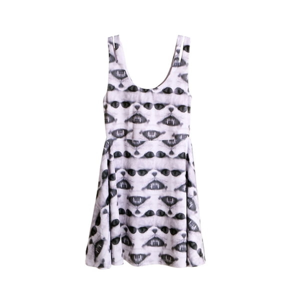 Iron Fist - Shady White Juniors Dress - Medium