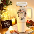 thumbnail image 5 of Gingprous 40 Oz Best Teacher Tumbler Gifts for Women, Teacher Gifts for Christmas Appreciation Week End of Year, Cute Thank You Gifts for Daycare Preschool Teacher, 5 of 7