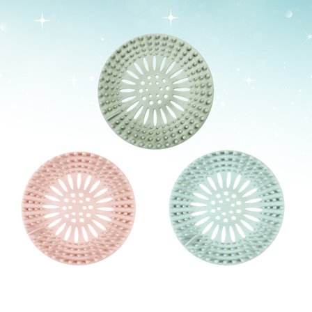 PAMINGONO 3Pcs Sink Strainer Mesh Universal Drain Cover Filter for Kitchen Bathroom and Laundry
