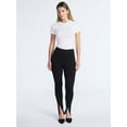 thumbnail image 3 of Scoop Women’s and Women’s Plus Pull On Slim Fit Ponte Pants, Sizes XS-4X, 3 of 6
