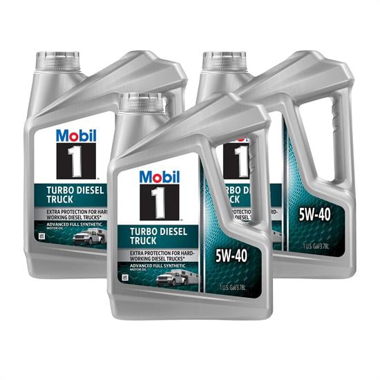 Mobil 1 127097 Diesel Truck Oil 5W-40, 1 Gallon, Case of 3
