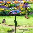 thumbnail image 4 of RRJ Bee Butterfly Hummingbird Water Feeder, Outdoor Metal Bird Bath Garden Decoration, Rust-Resistant Courtyard Patio Hanging Feeder for Attracting Pollinators and Wildlife, 4 of 7