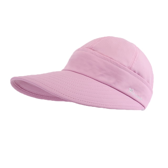 Sombrero de visera ancha para mujer - Gorra de playa ajustable y plegable para actividades al aire libre, viajes y senderismo