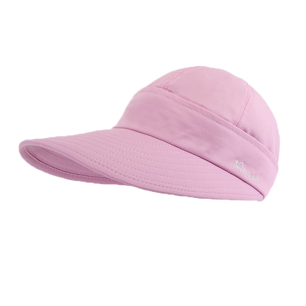 Sombrero de visera ancha para mujer - Gorra de playa ajustable y plegable para actividades al aire libre, viajes y senderismo
