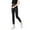 Black, variant on Kids Girls Dance Gymnastics Footless Leggings Stretchy Glitter Athletic Ballet Dancewear Pants Trousers 2-13 Years