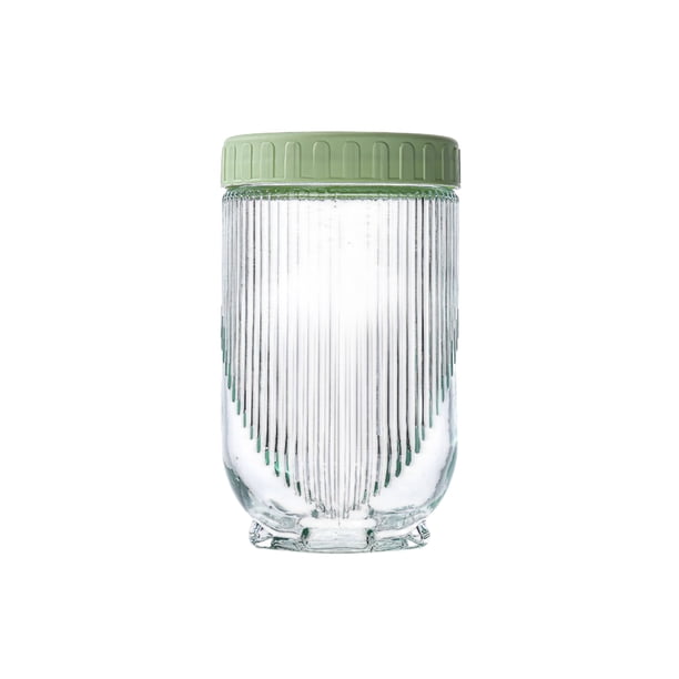 Tarro de Vidrio con Tapa Jarro de Vidrio Apilable de Garra, Tarro de Almacenamiento de Vidrio Sellado a Prueba de Humedad, Tarro de Almacenamiento de Alimentos para Aperitivos de Cocina Y Frutas Secas