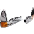 thumbnail image 3 of For Ford F-Pickup Super Duty 1999-2003 Parking Signal Light Assembly Unit Diamond Design Pair Driver and Passenger Side FO2522105, 3 of 4