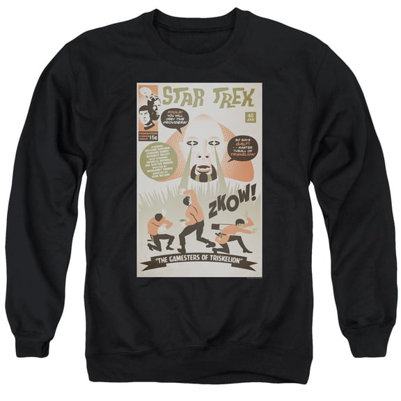 Star Trek Tos Episode 45 Adult Crewneck Sweatshirt Black