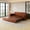 Light Brown, variant on Luxurious 94" King Pull Out Sofa Bed, 3-in-1 Faux Leather Convertible Sleeper Sofa with Nailhead Trim & Deep Seat for Living Room, Apartment, Black