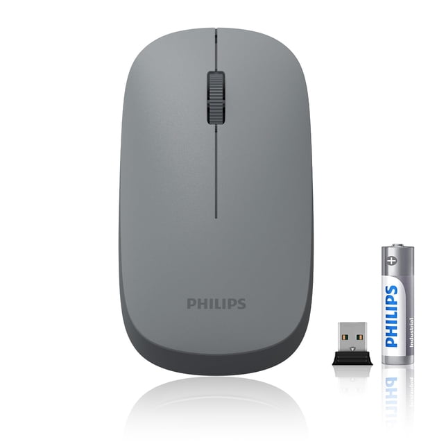 Mouse inalámbrico Philips Bluetooth 3.0/5.0 1600 DPI