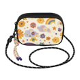 thumbnail image 2 of FORMRS Mini Crossbody Bag for Women Adjustable Rope Shoulder Casual Phone Purse, Beige Retro Rainbow, 2 of 7