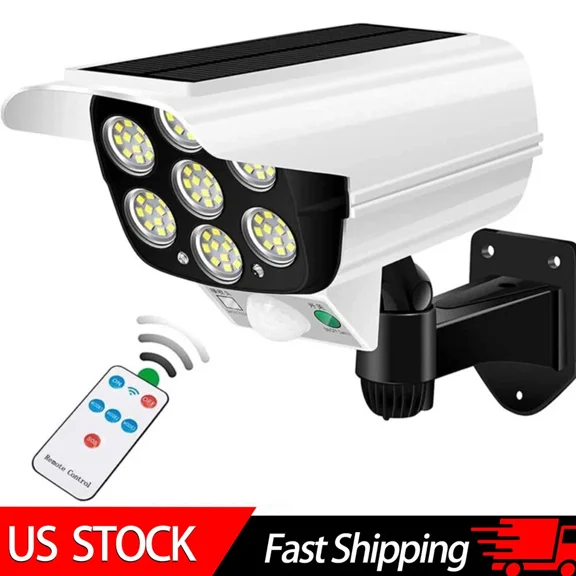 PURELY- 77 Led Solar Power Wall Light Motion Sensor Outdoor Garden Security Lamp